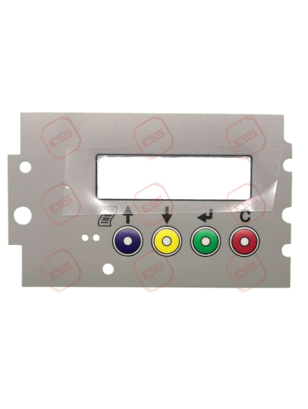 DataCold 250 Keypad Overlay